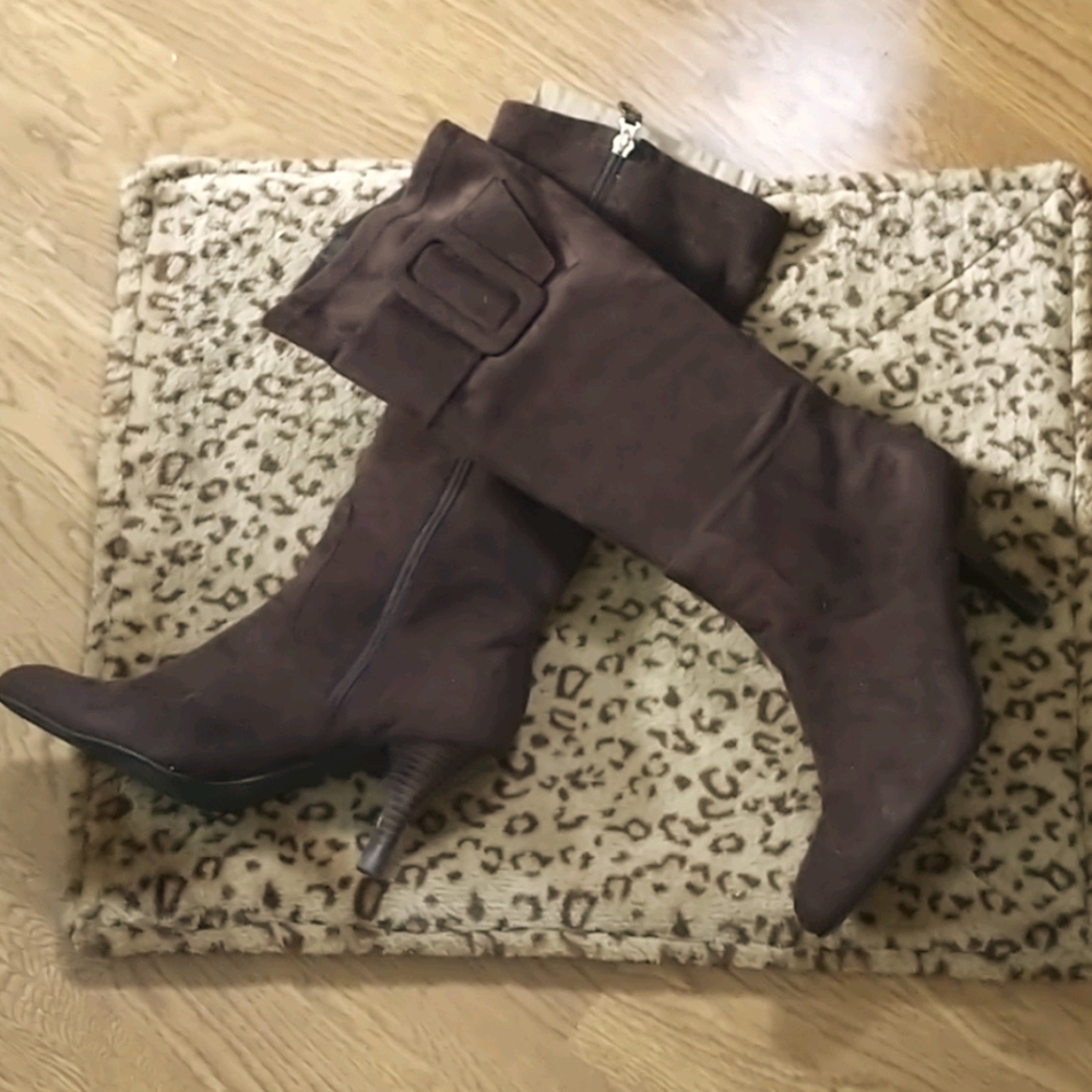 suede leather boots